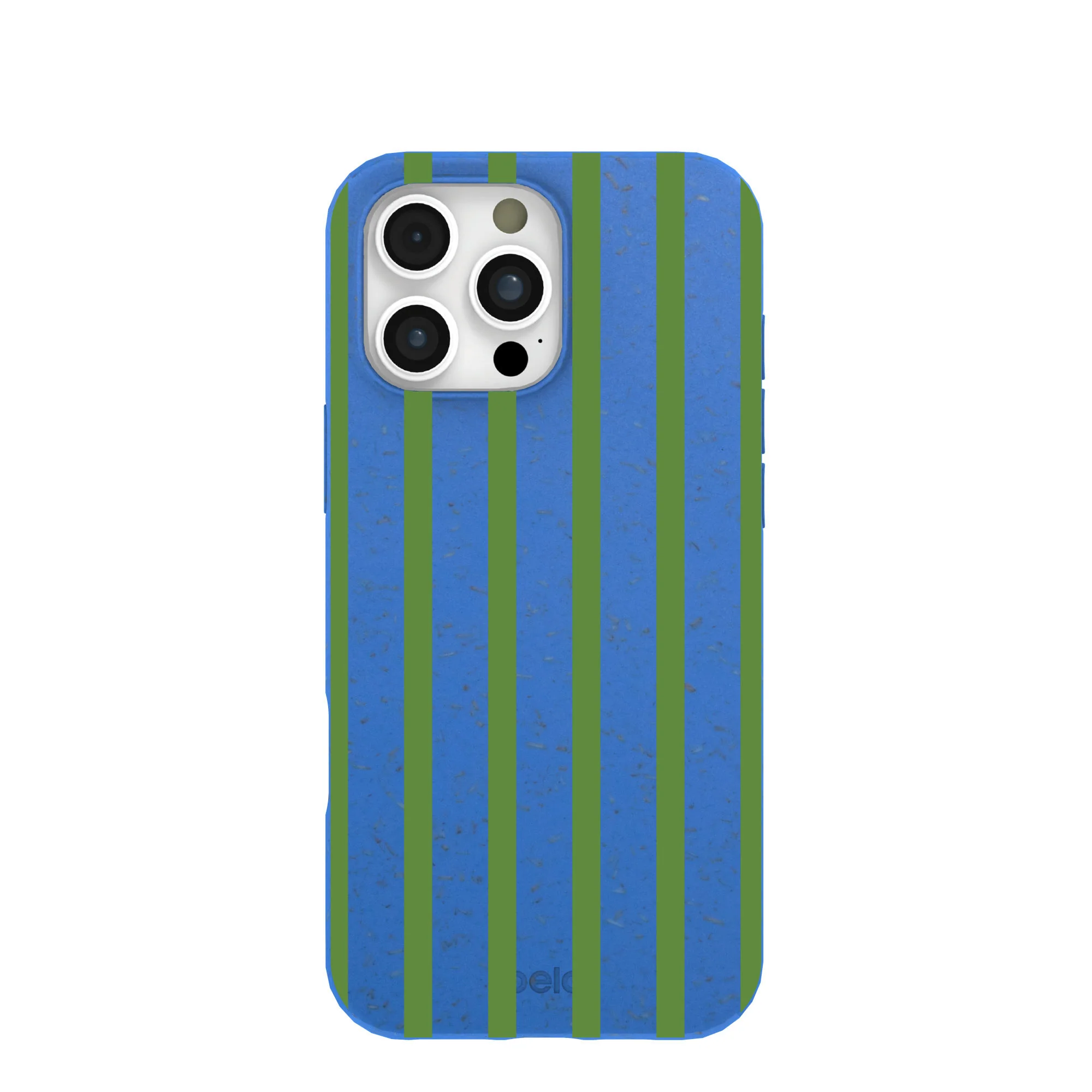 Electric Blue Earth Stripes iPhone 16 Pro Max Case