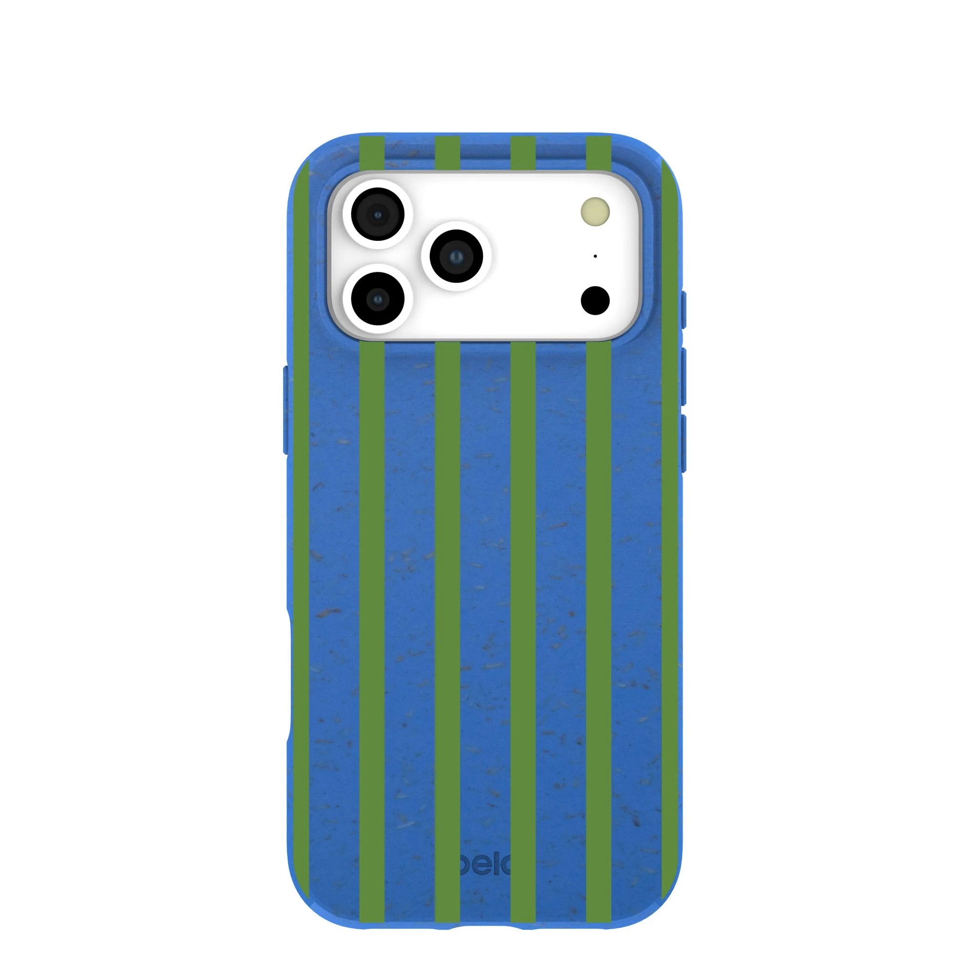 Electric Blue Earth Stripes iPhone 17 Pro Max Case