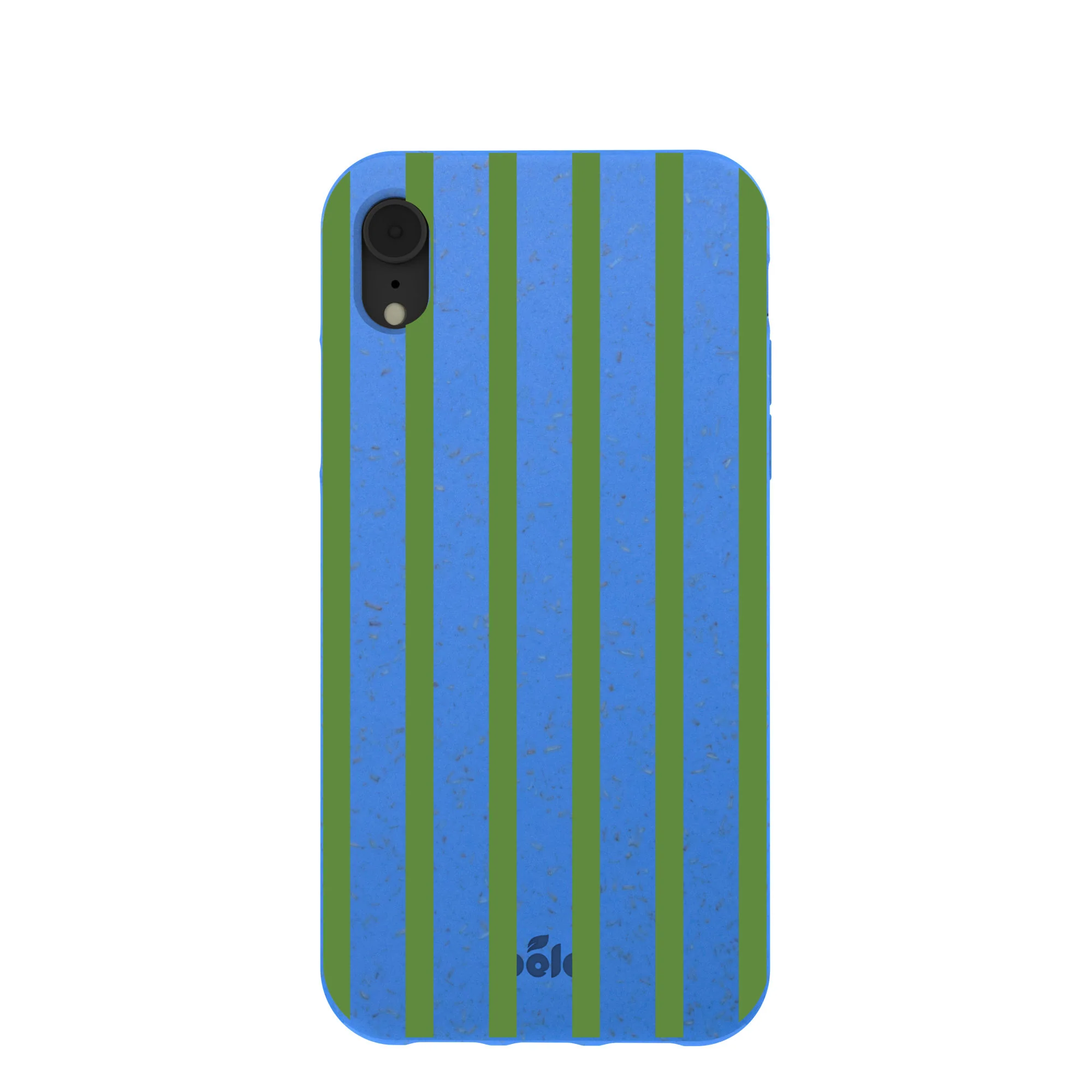 Electric Blue Earth Stripes iPhone XR Case