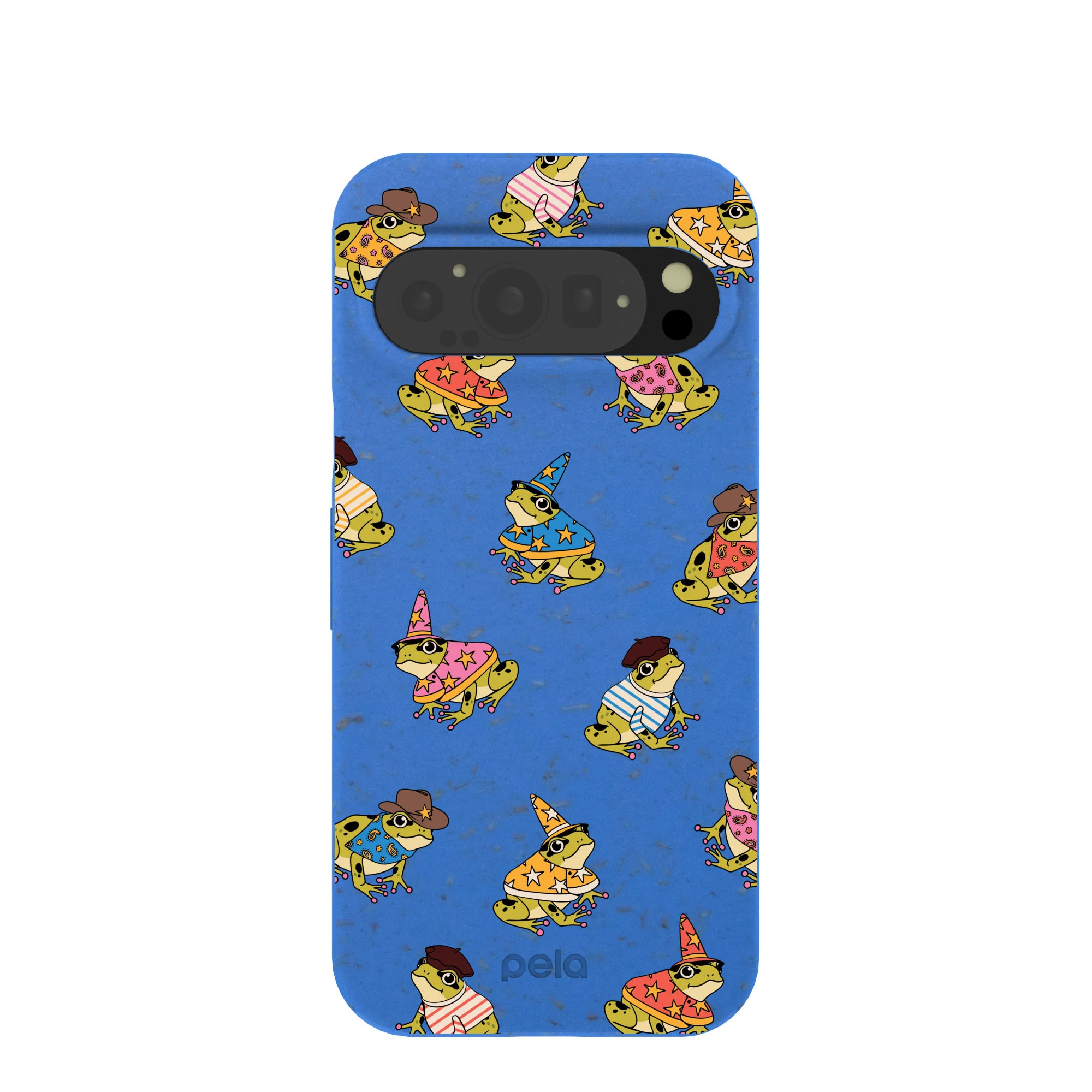 Electric Blue Fancy Frogs Google Pixel 9/9 Pro Case