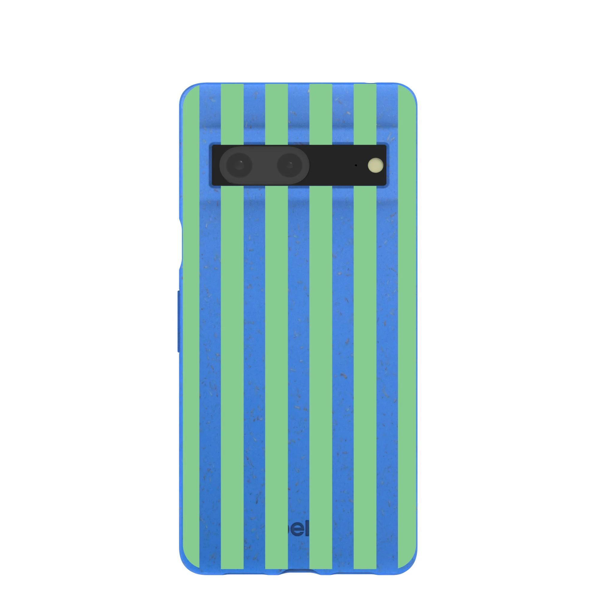 Electric Blue Fresh Green Stripes Google Pixel 7 Case