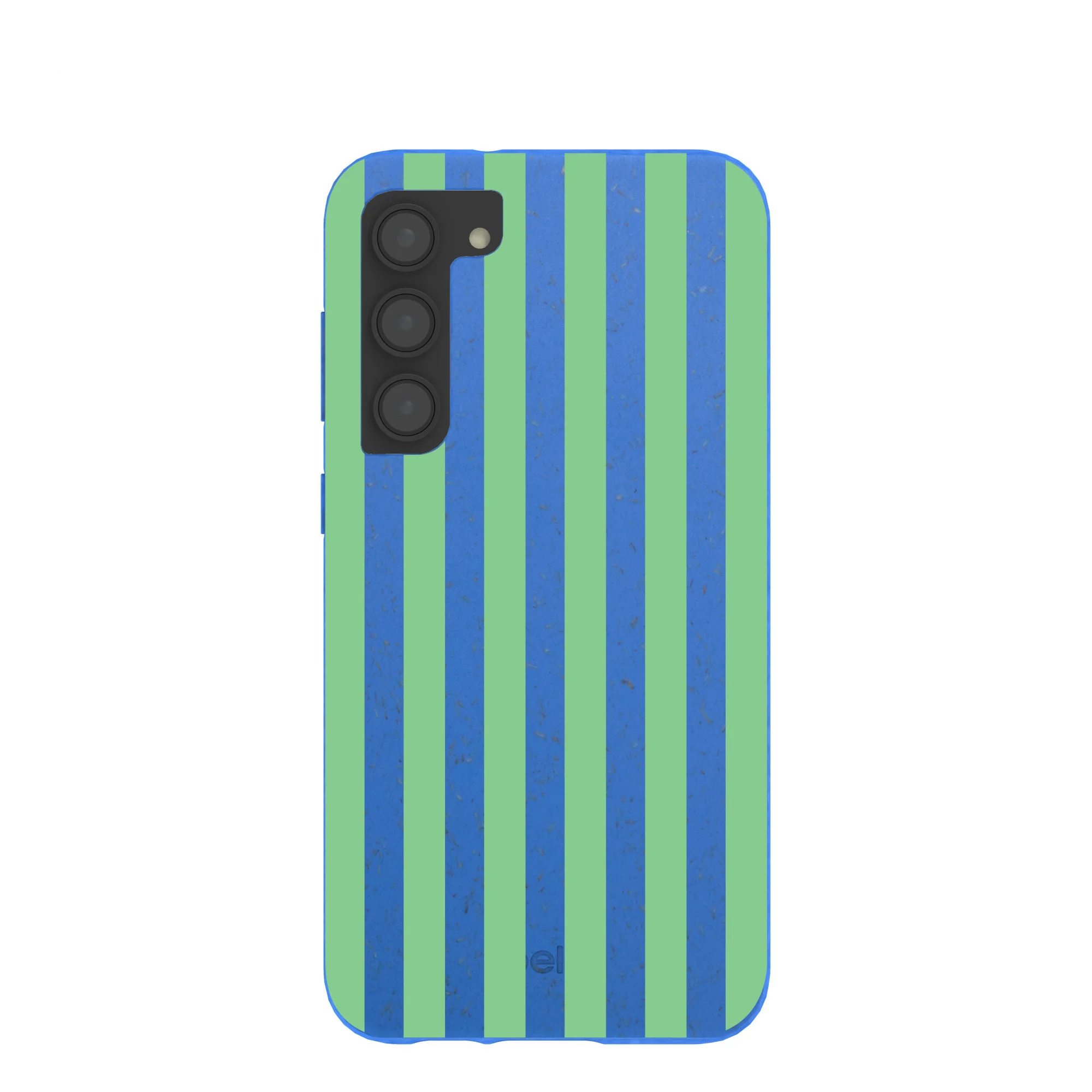 Electric Blue Fresh Green Stripes Samsung Galaxy S23+(Plus) Case