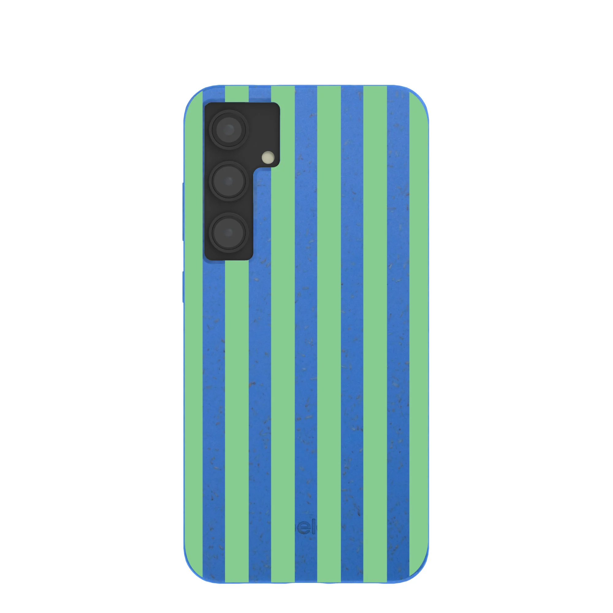 Electric Blue Fresh Green Stripes Samsung Galaxy S24+(Plus) Case
