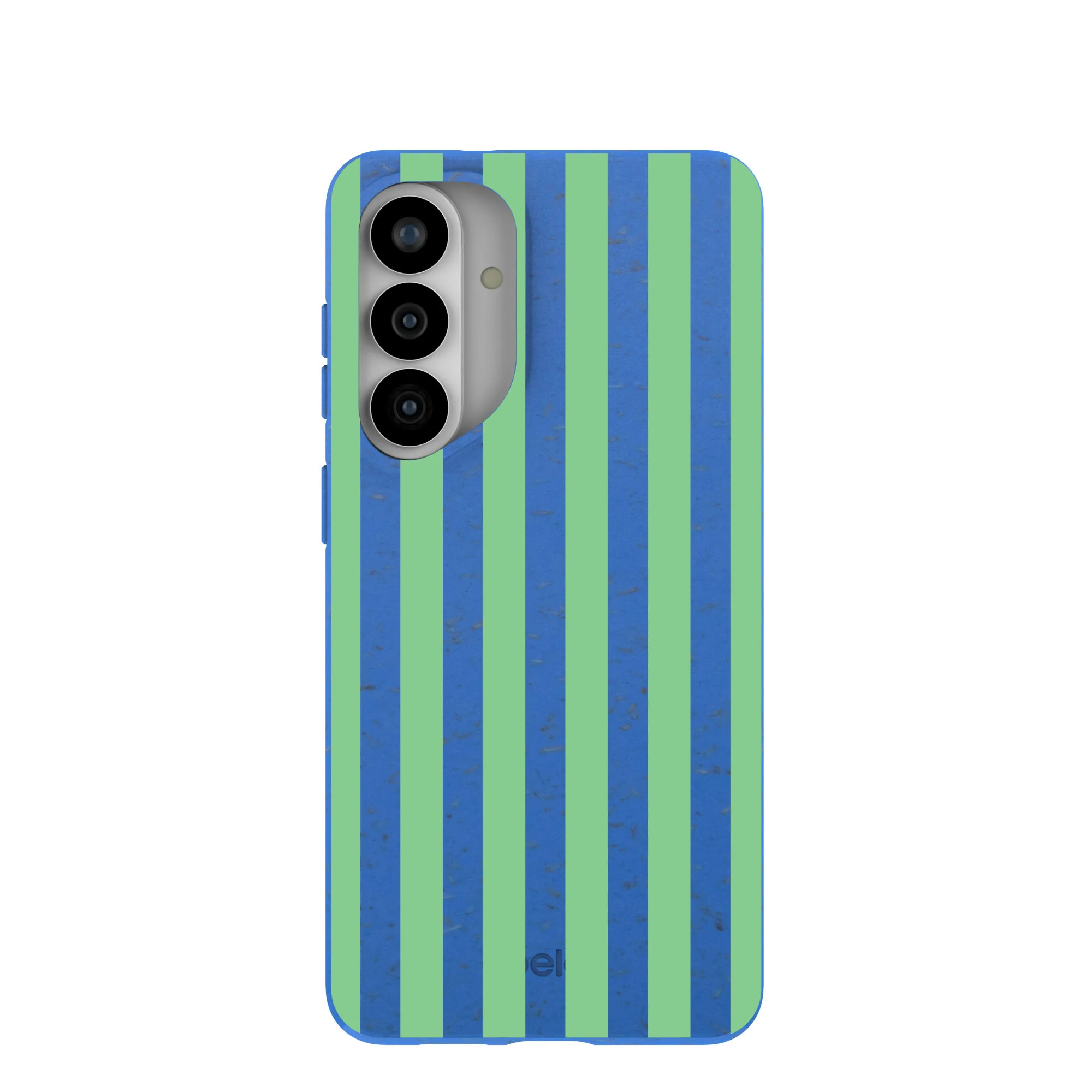 Electric Blue Fresh Green Stripes Samsung Galaxy S26+(Plus) Case