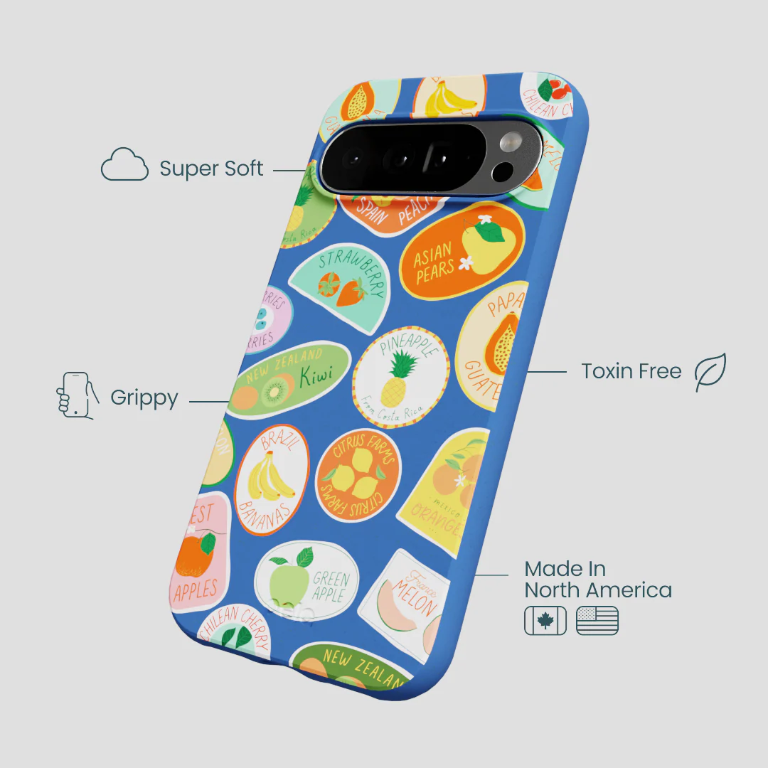 Electric Blue Frutti Club Google Pixel 10 Pro XL Case - Image 4