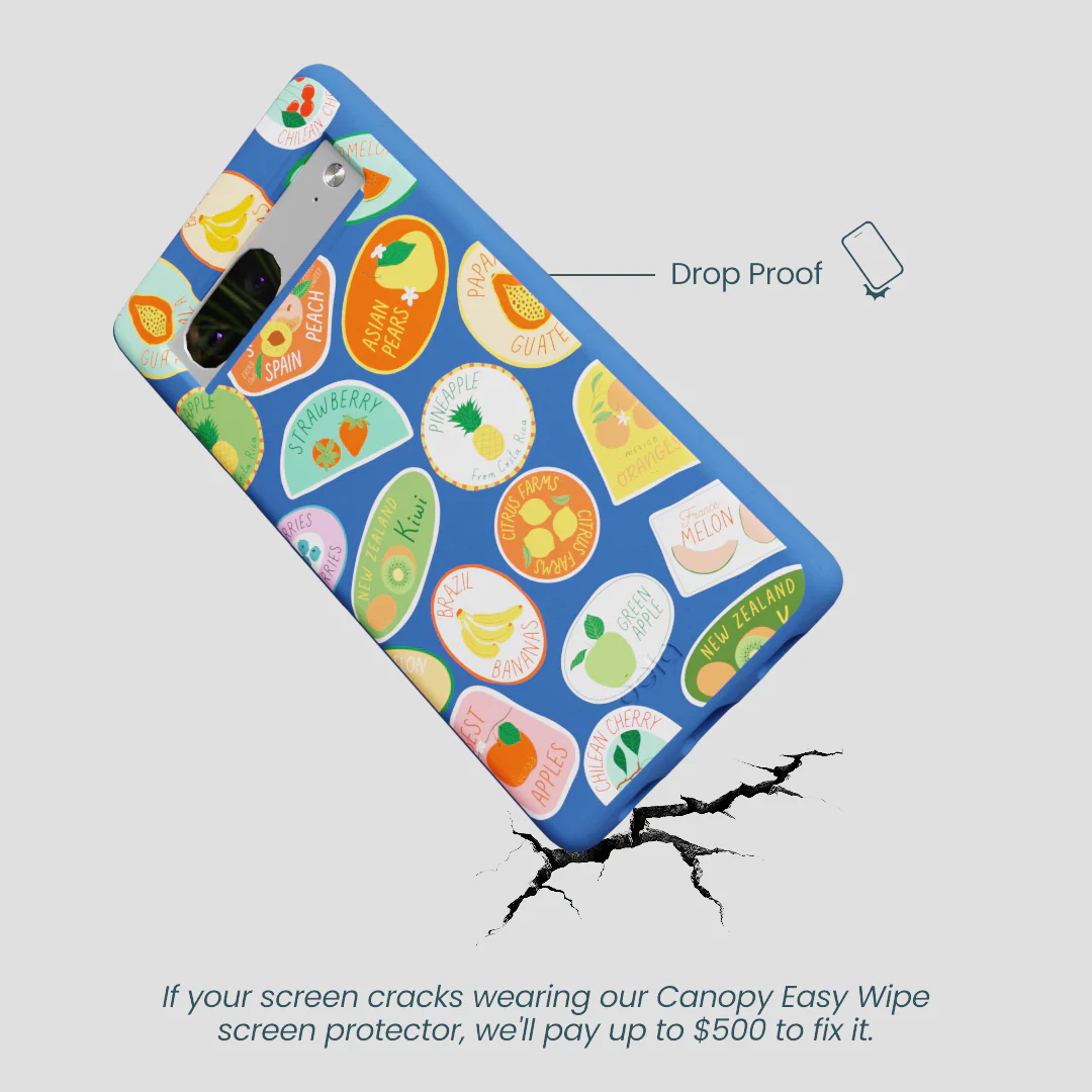 Electric Blue Frutti Club Google Pixel 7 Case - Image 5