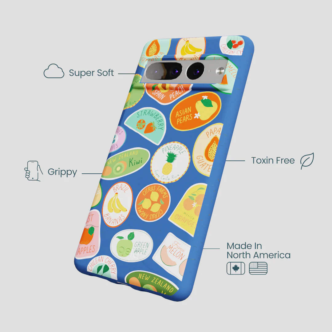 Electric Blue Frutti Club Google Pixel 7 Pro Case - Image 4