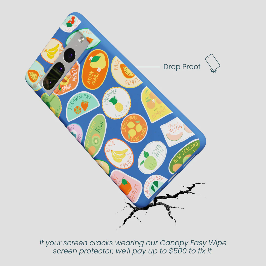 Electric Blue Frutti Club Google Pixel 7 Pro Case - Image 5