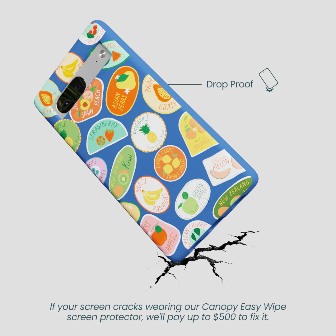 Electric Blue Frutti Club Google Pixel 7a Case - Image 5