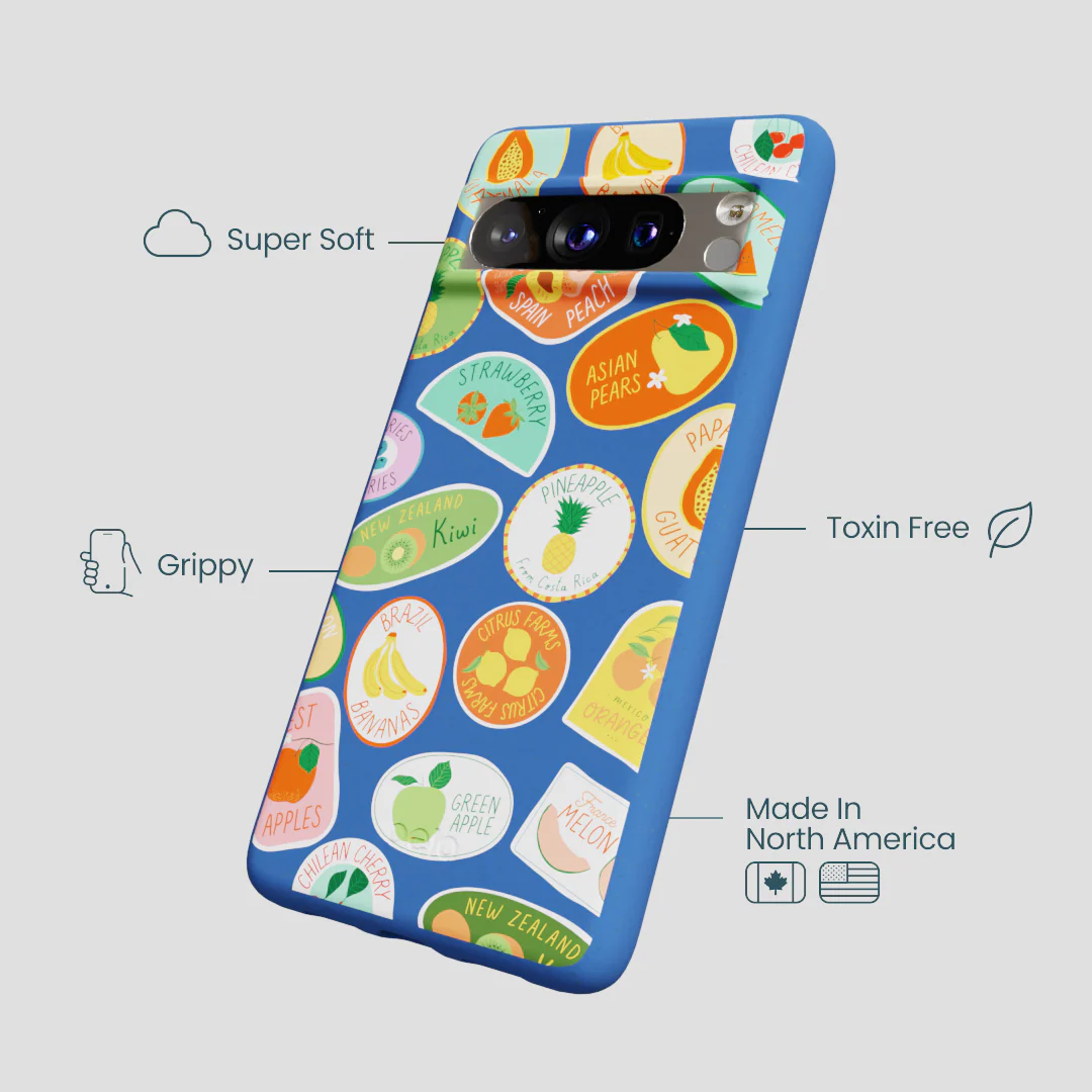 Electric Blue Frutti Club Google Pixel 8 Pro Case - Image 4