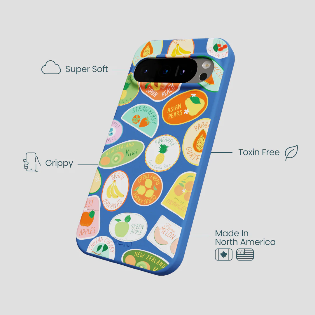 Electric Blue Frutti Club Google Pixel 9/9 Pro Case - Image 4