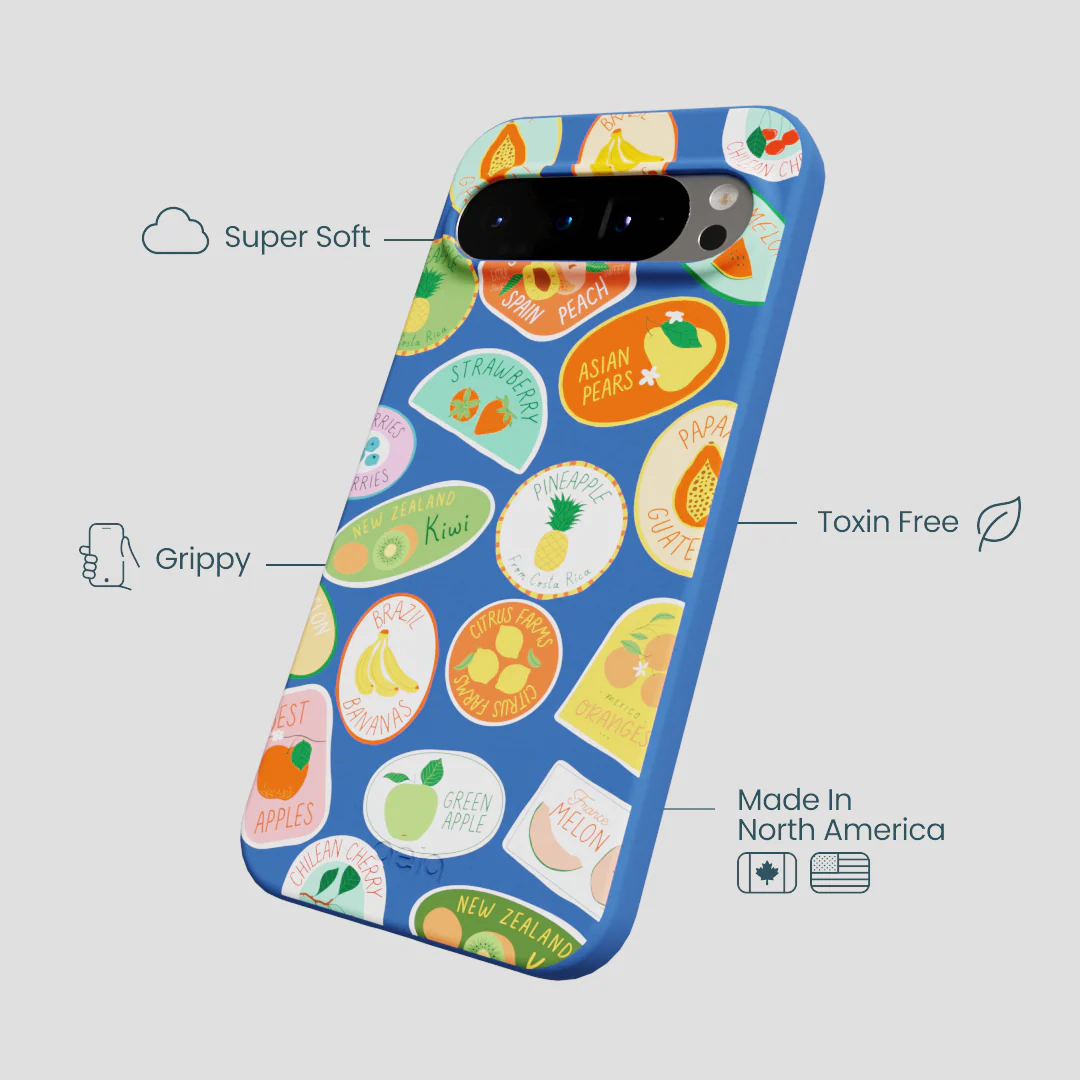 Electric Blue Frutti Club Google Pixel 9 Pro XL Case - Image 4