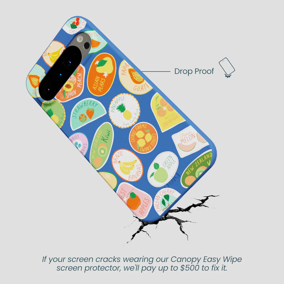 Electric Blue Frutti Club Google Pixel 9 Pro XL Case - Image 5