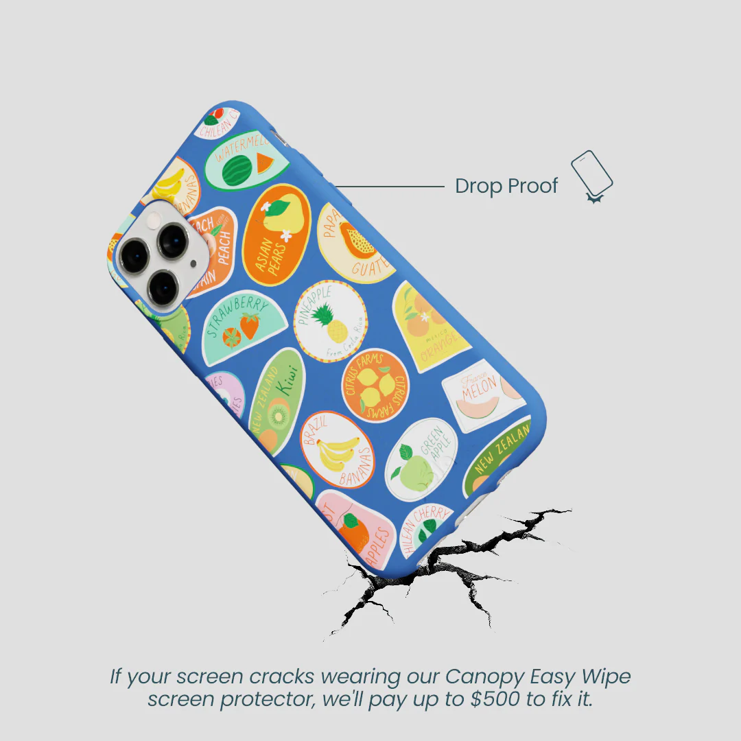 Electric Blue Frutti Club iPhone 11 Pro Case - Image 5