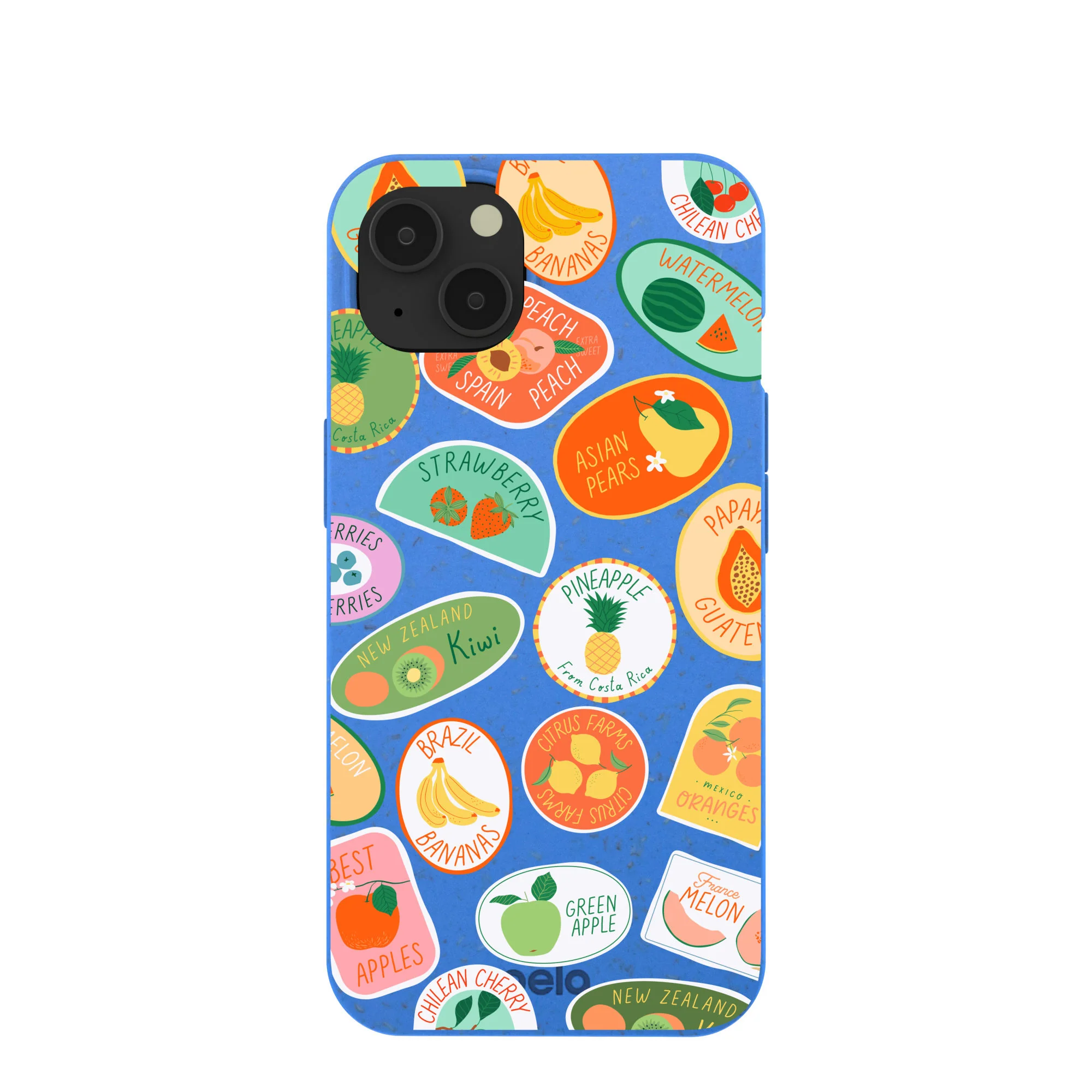 Electric Blue Frutti Club iPhone 13 Case