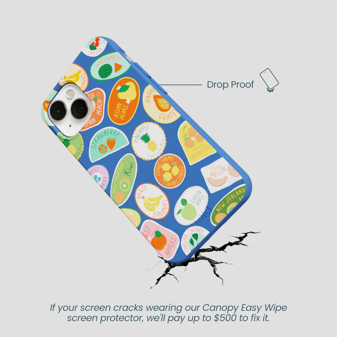 Electric Blue Frutti Club iPhone 13 Case - Image 5