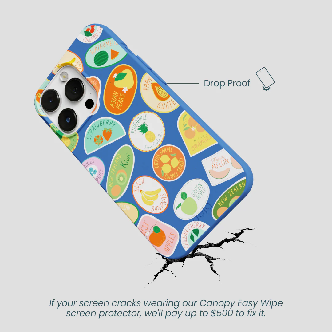 Electric Blue Frutti Club iPhone 13 Pro Max Case - Image 5