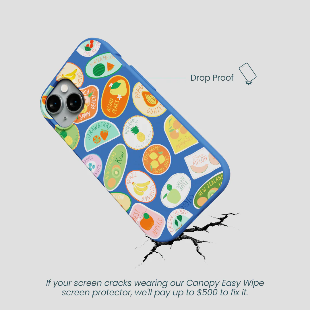 Electric Blue Frutti Club iPhone 15 Case - Image 5