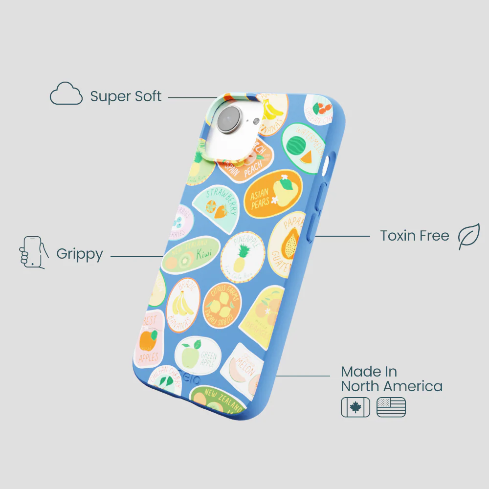Electric Blue Frutti Club iPhone 16e/17e Case - Image 4