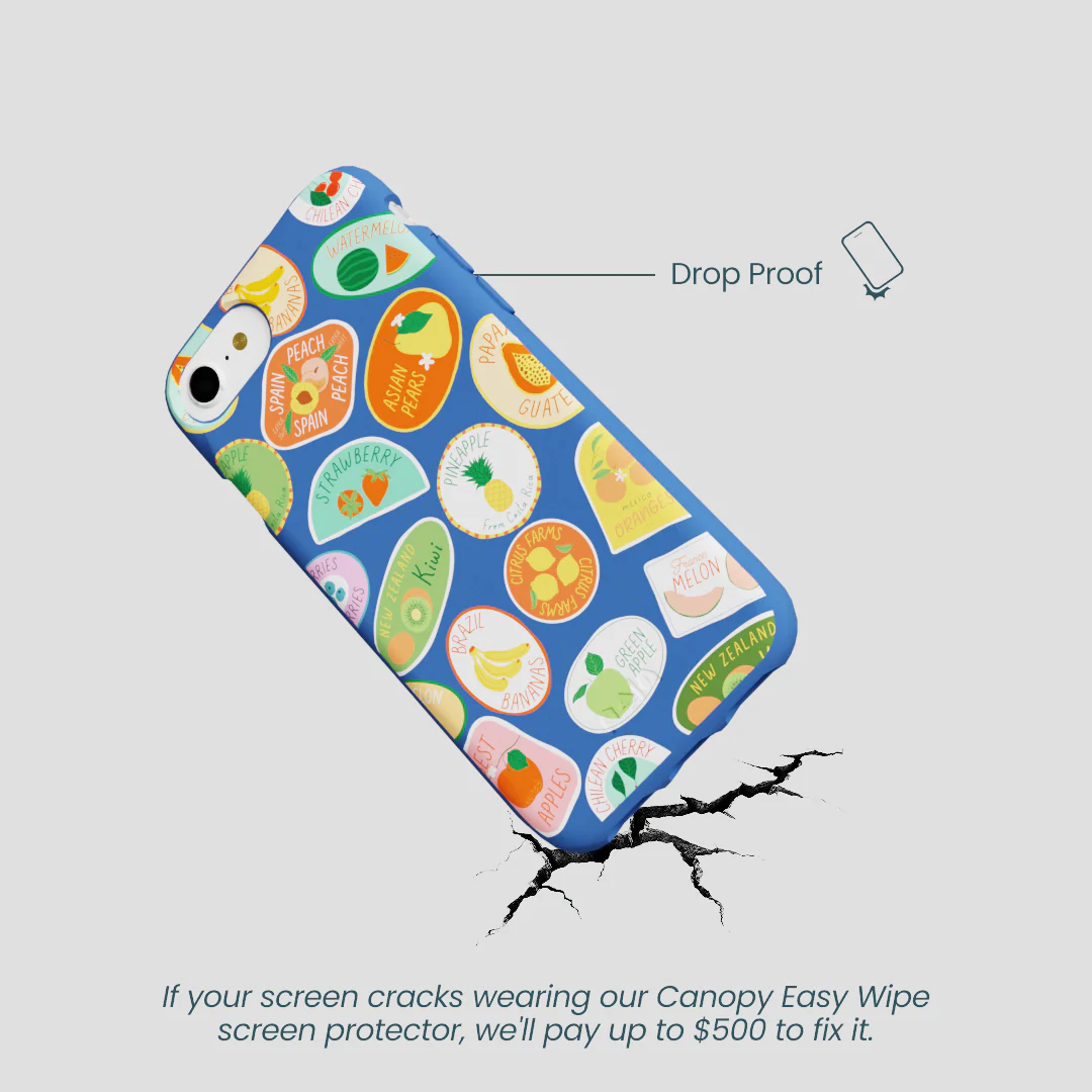 Electric Blue Frutti Club iPhone 6/6s/7/8/SE Case - Image 5