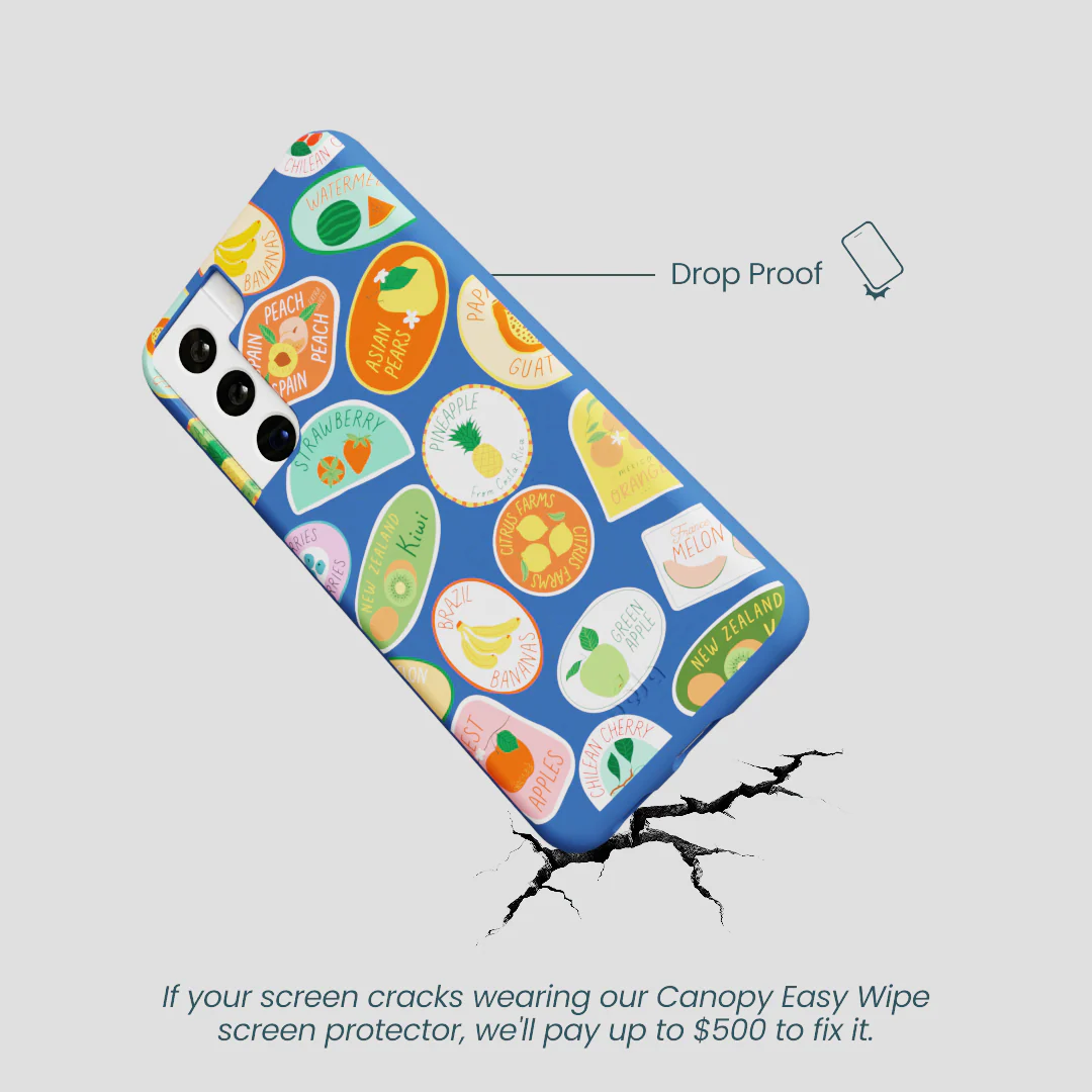 Electric Blue Frutti Club Samsung Galaxy S22 Case - Image 5