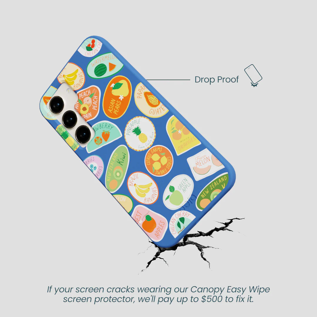Electric Blue Frutti Club Samsung Galaxy S23 Case - Image 5
