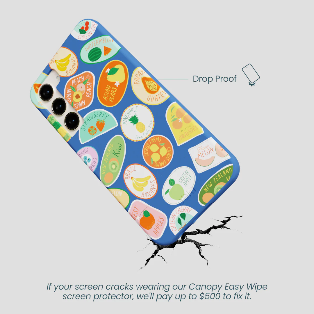 Electric Blue Frutti Club Samsung Galaxy S23+(Plus) Case - Image 5