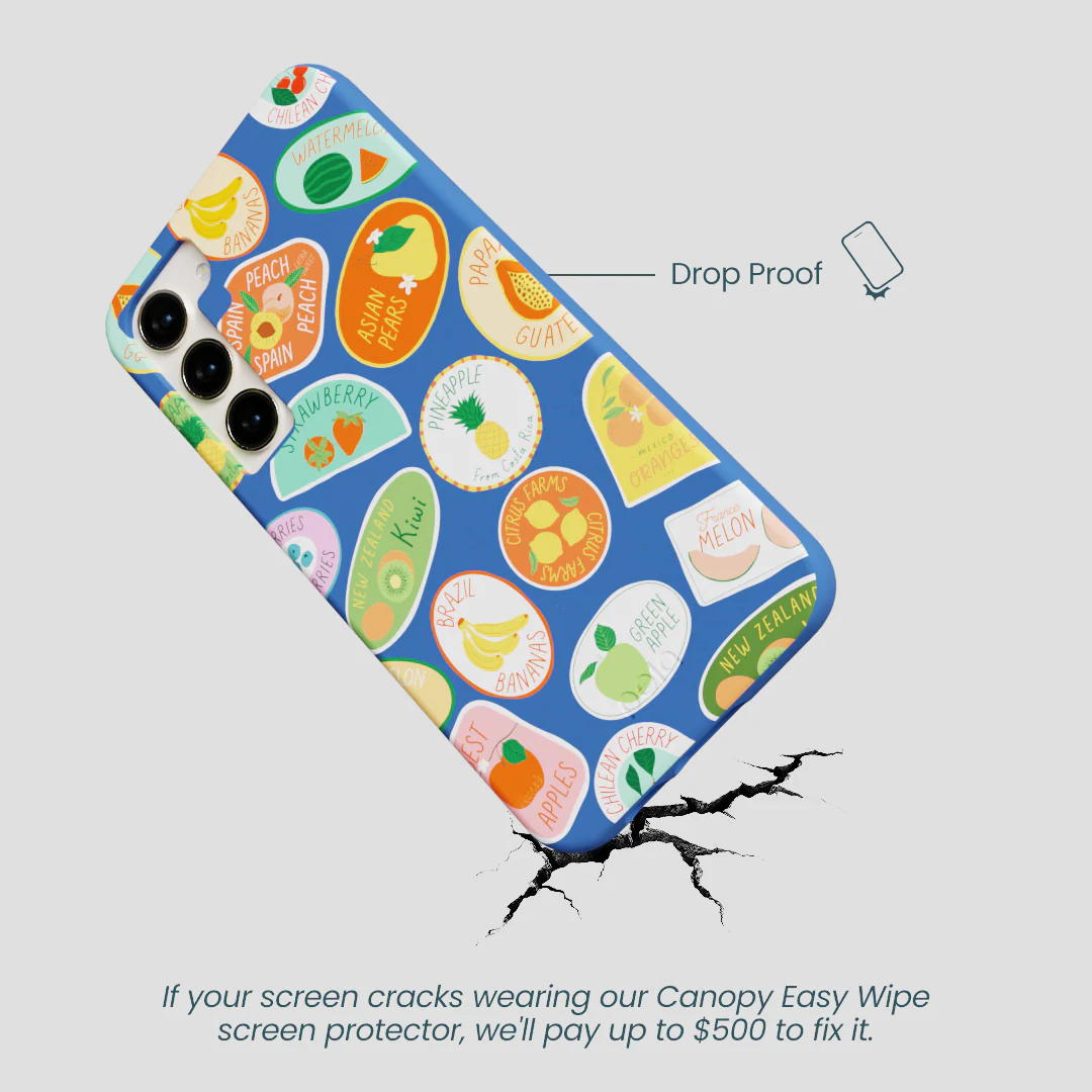 Electric Blue Frutti Club Samsung Galaxy S24+(Plus) Case - Image 5