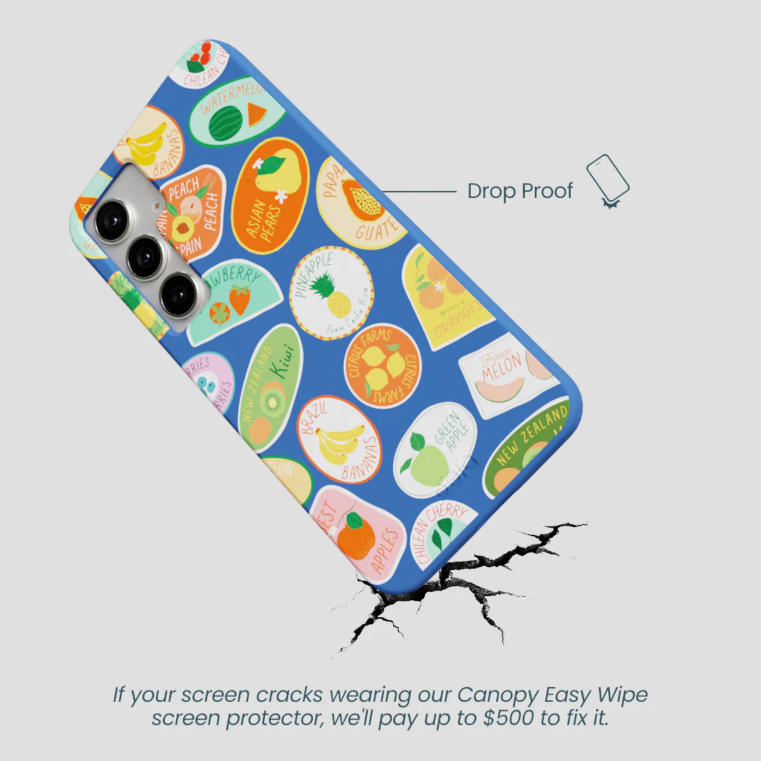 Electric Blue Frutti Club Samsung Galaxy S25+(Plus) Case - Image 5