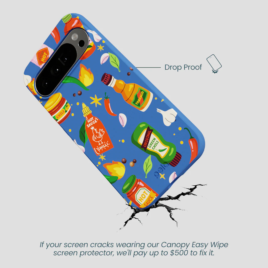 Electric Blue Hot Stuff Google Pixel 10 Pro XL Case - Image 5