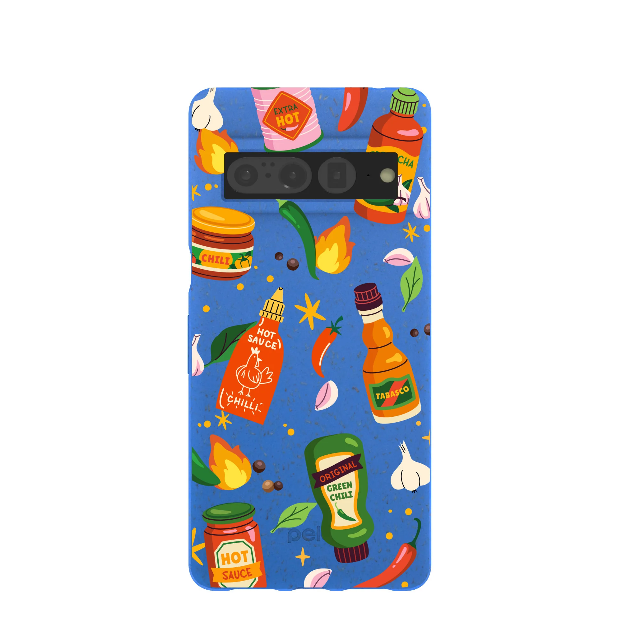 Electric Blue Hot Stuff Google Pixel 7 Pro Case