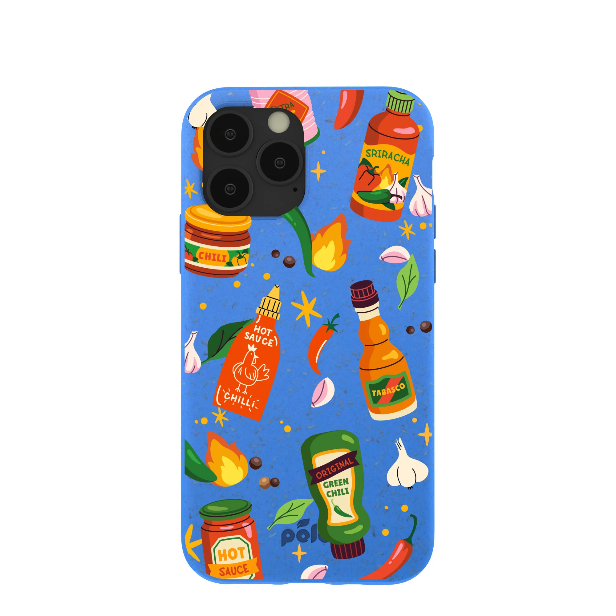 Electric Blue Hot Stuff iPhone 11 Pro Case