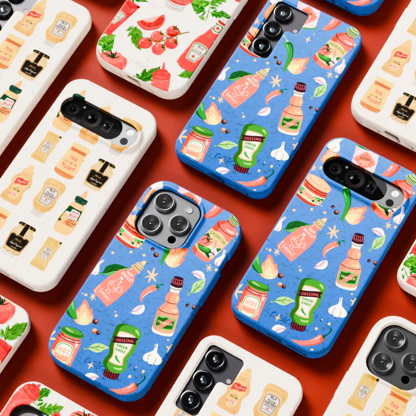 Electric Blue Hot Stuff iPhone 14 Pro Case - Image 11