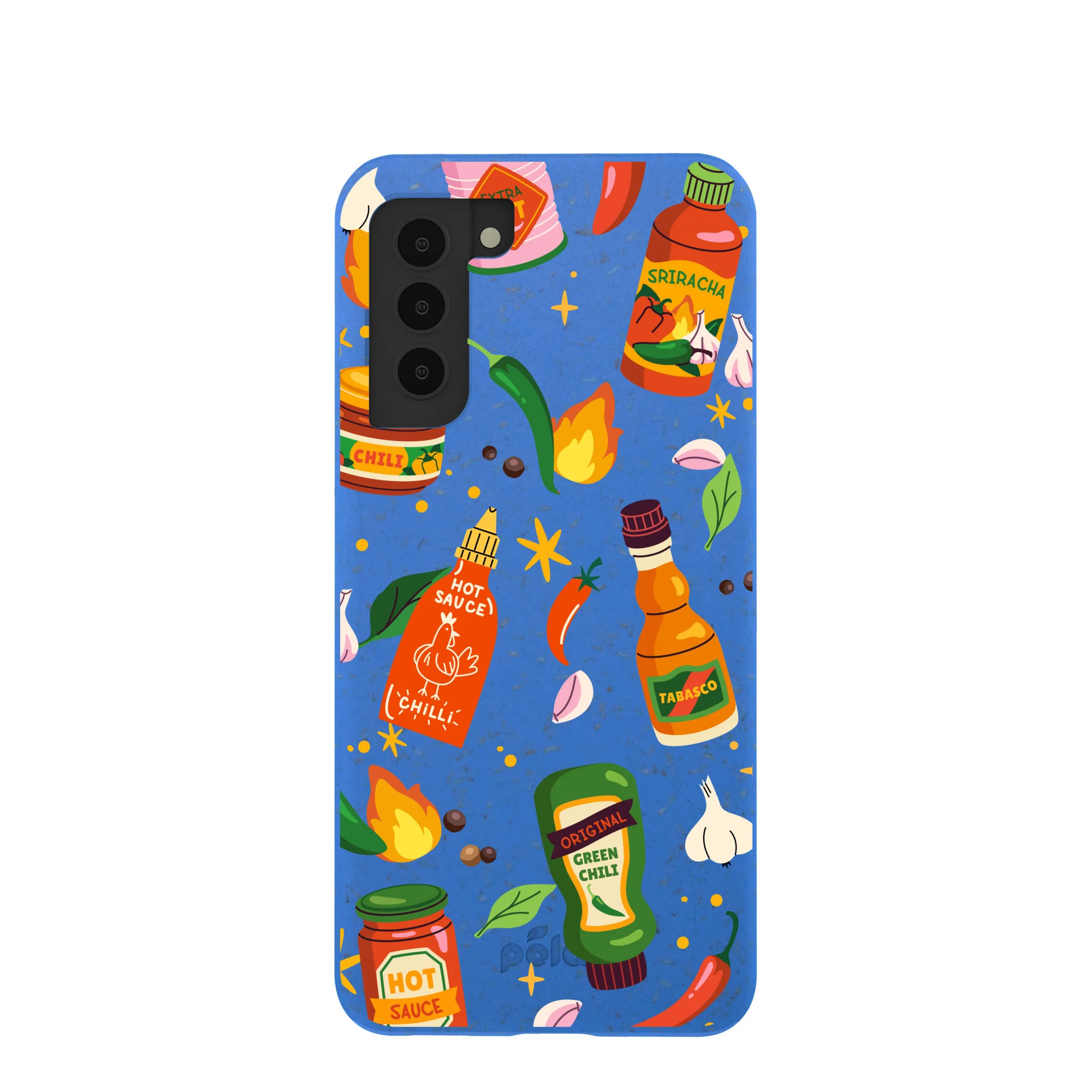 Electric Blue Hot Stuff Samsung Galaxy S21 Case