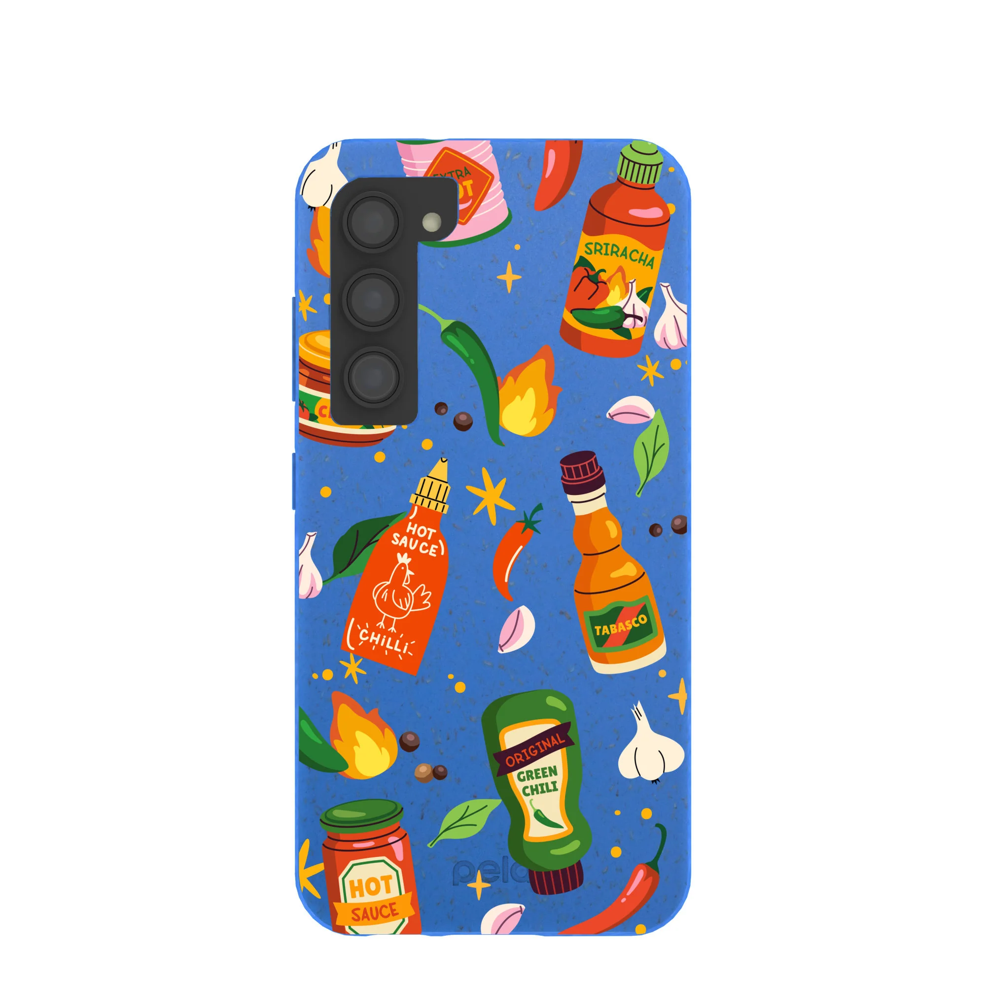 Electric Blue Hot Stuff Samsung Galaxy S23 Case