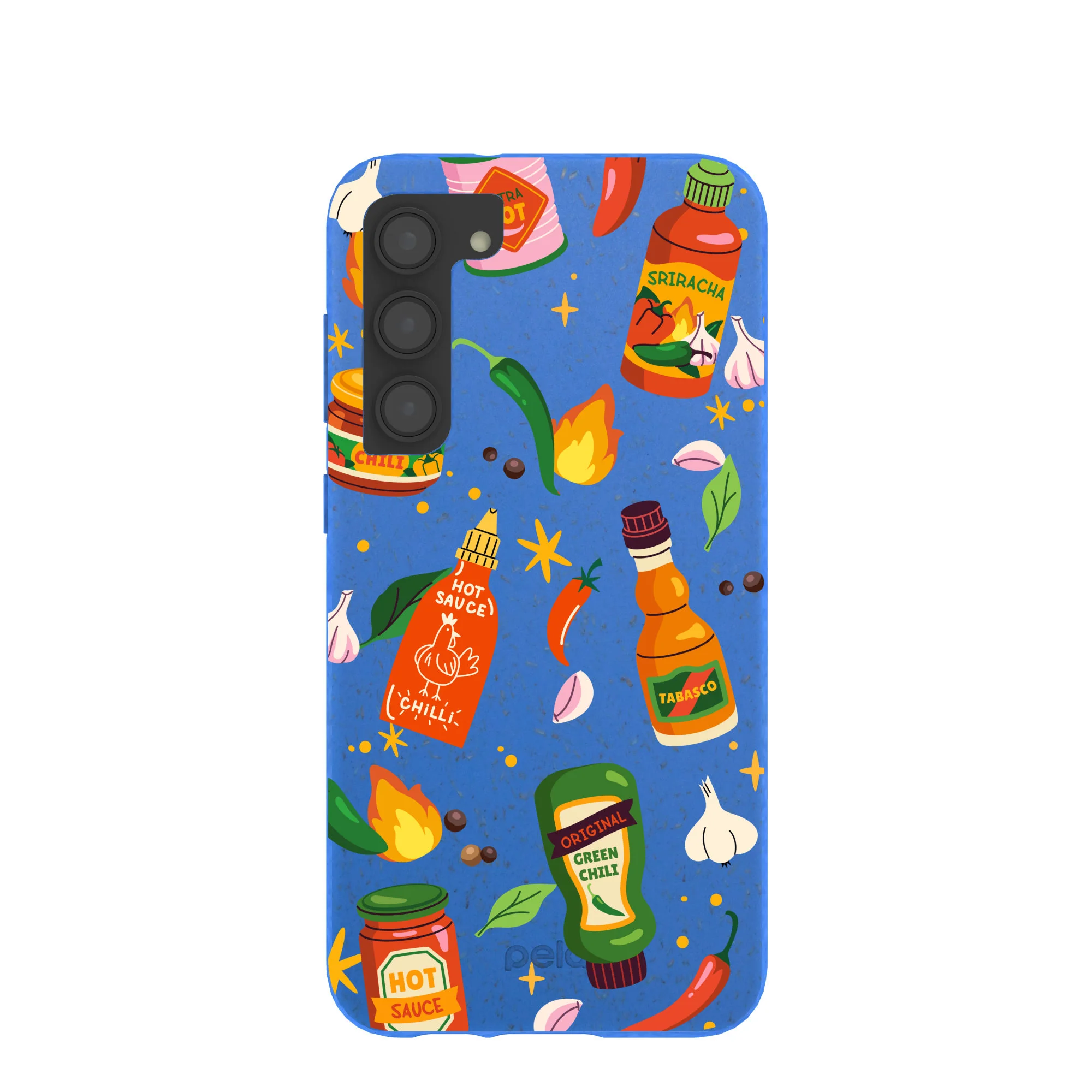 Electric Blue Hot Stuff Samsung Galaxy S23+(Plus) Case