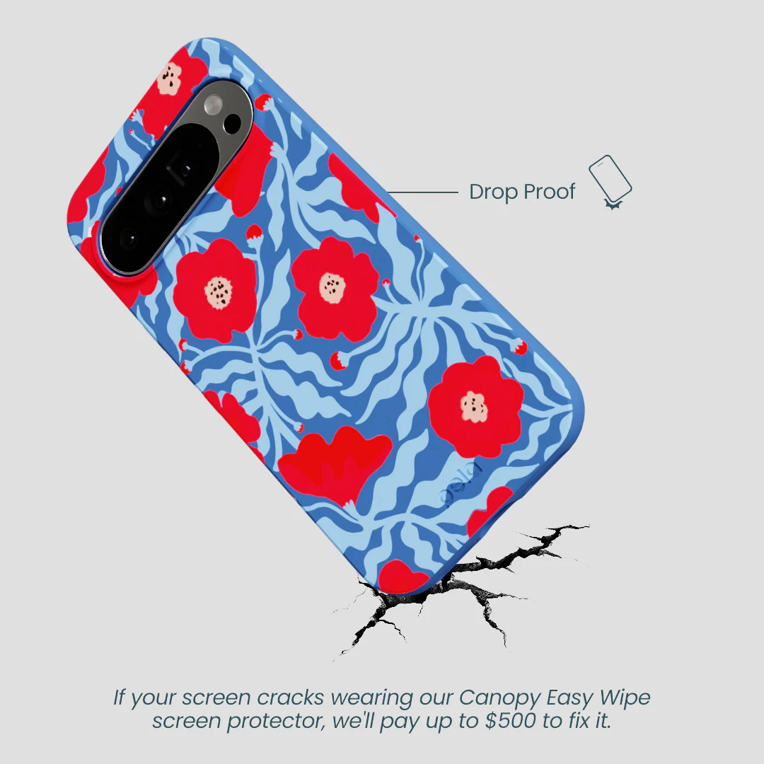 Electric Blue Indigo Ember Google Pixel 10 Pro XL Case - Image 4