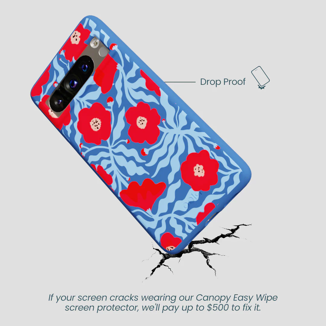 Electric Blue Indigo Ember Google Pixel 8 Pro Case - Image 4