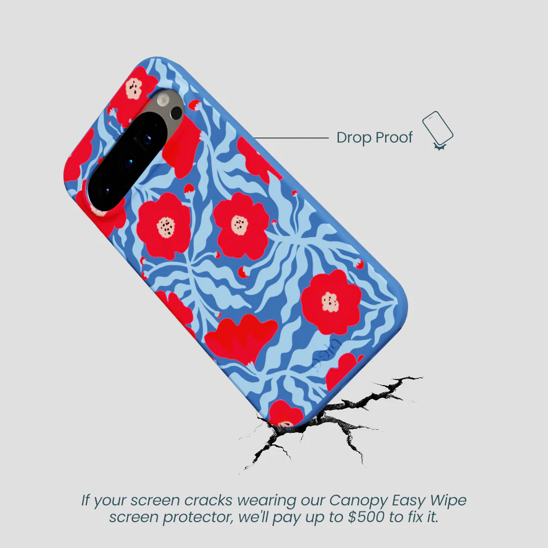 Electric Blue Indigo Ember Google Pixel 9/9 Pro Case - Image 4