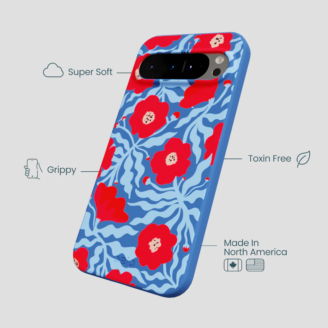 Electric Blue Indigo Ember Google Pixel 9 Pro XL Case - Image 3