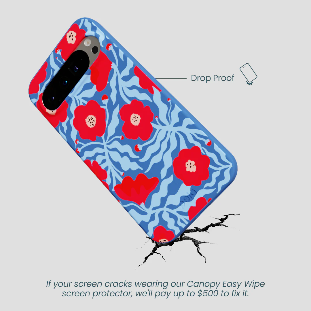 Electric Blue Indigo Ember Google Pixel 9 Pro XL Case - Image 4