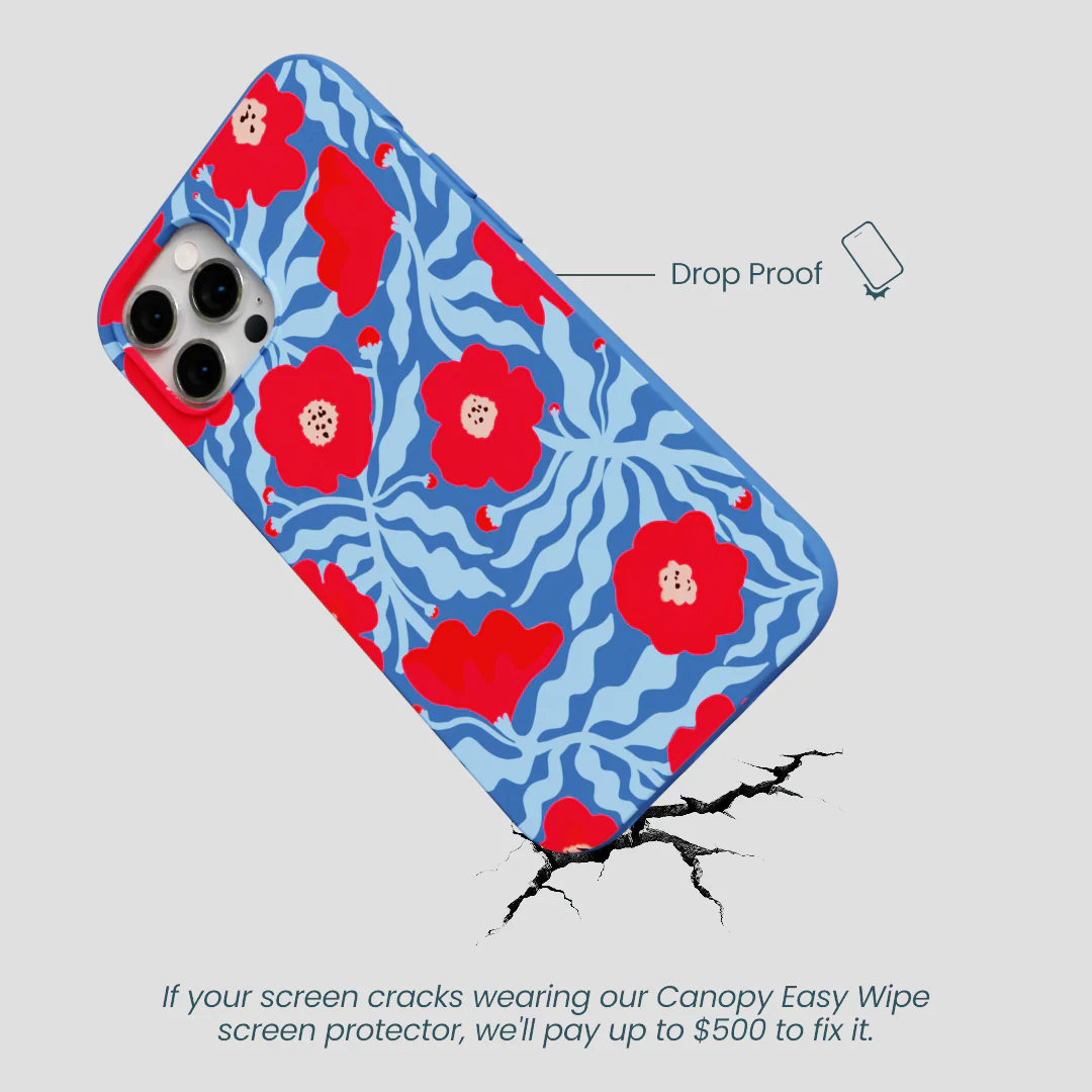 Electric Blue Indigo Ember iPhone 12 Pro Max Case - Image 4