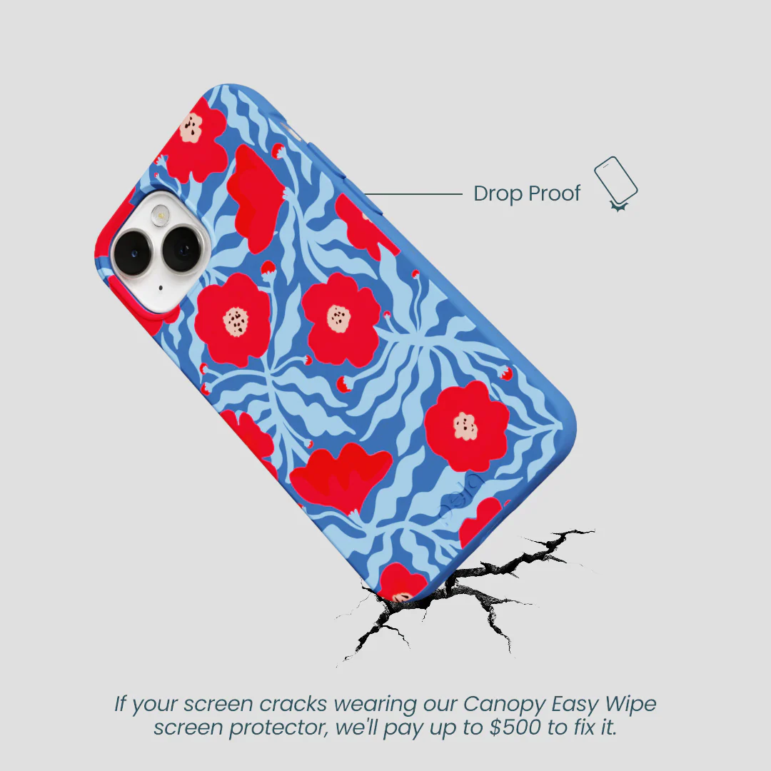 Electric Blue Indigo Ember iPhone 13 Case - Image 4