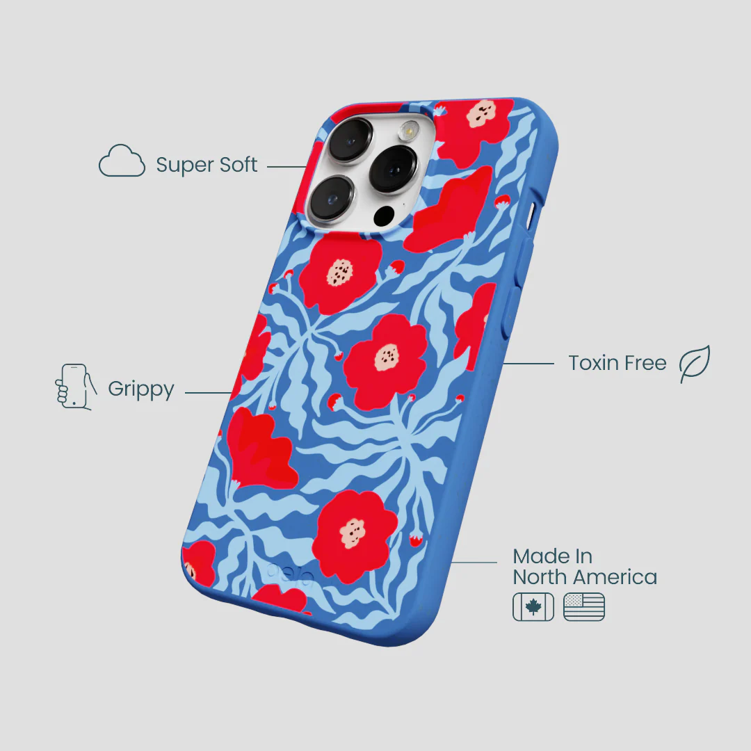 Electric Blue Indigo Ember iPhone 13 Pro Case - Image 3