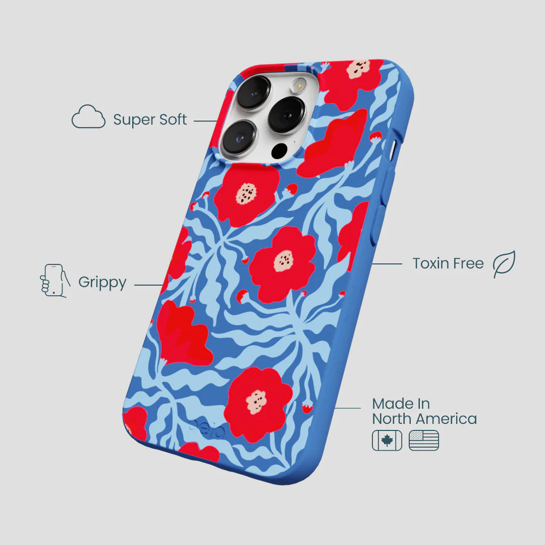 Electric Blue Indigo Ember iPhone 13 Pro Max Case - Image 3