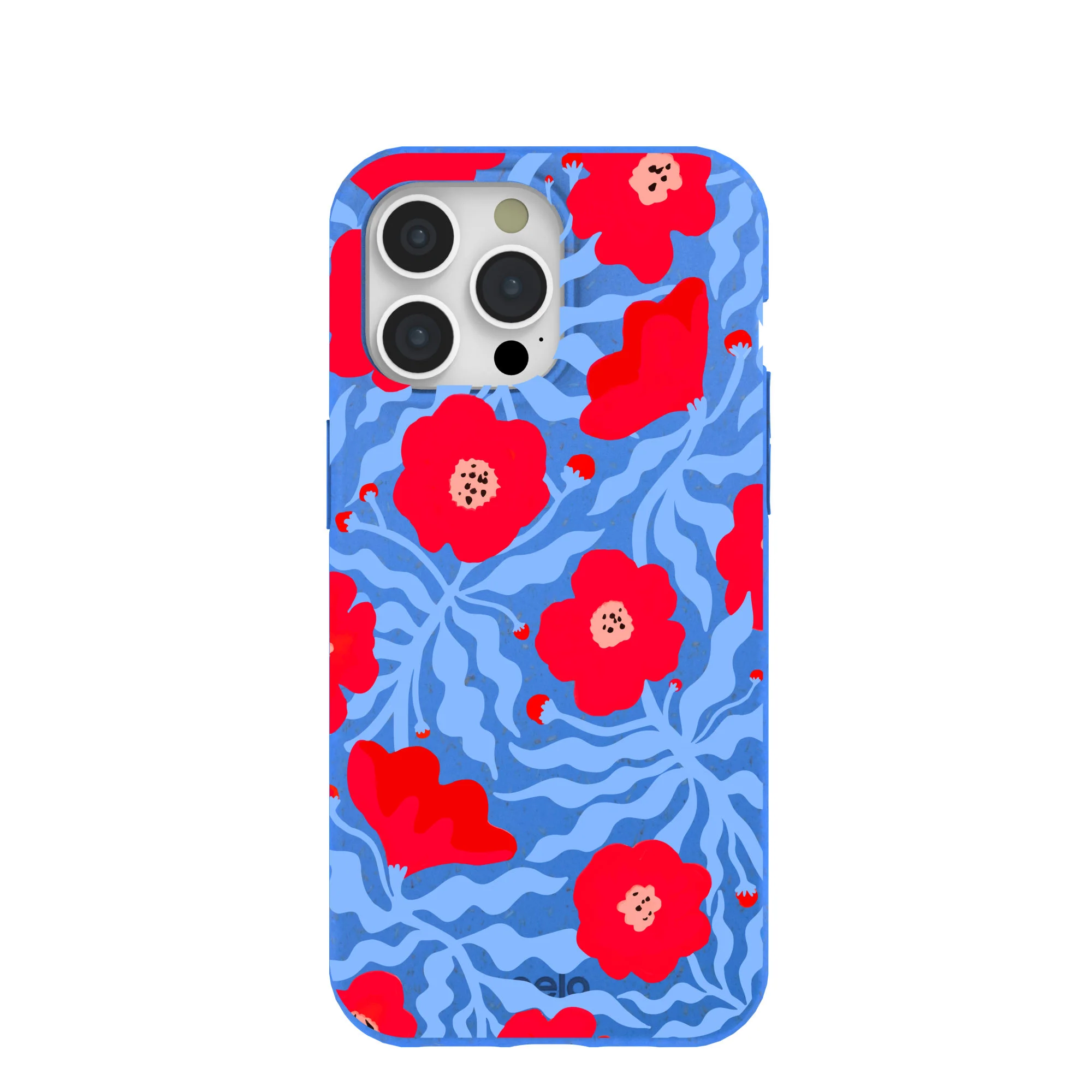 Electric Blue Indigo Ember iPhone 15 Pro Max Case