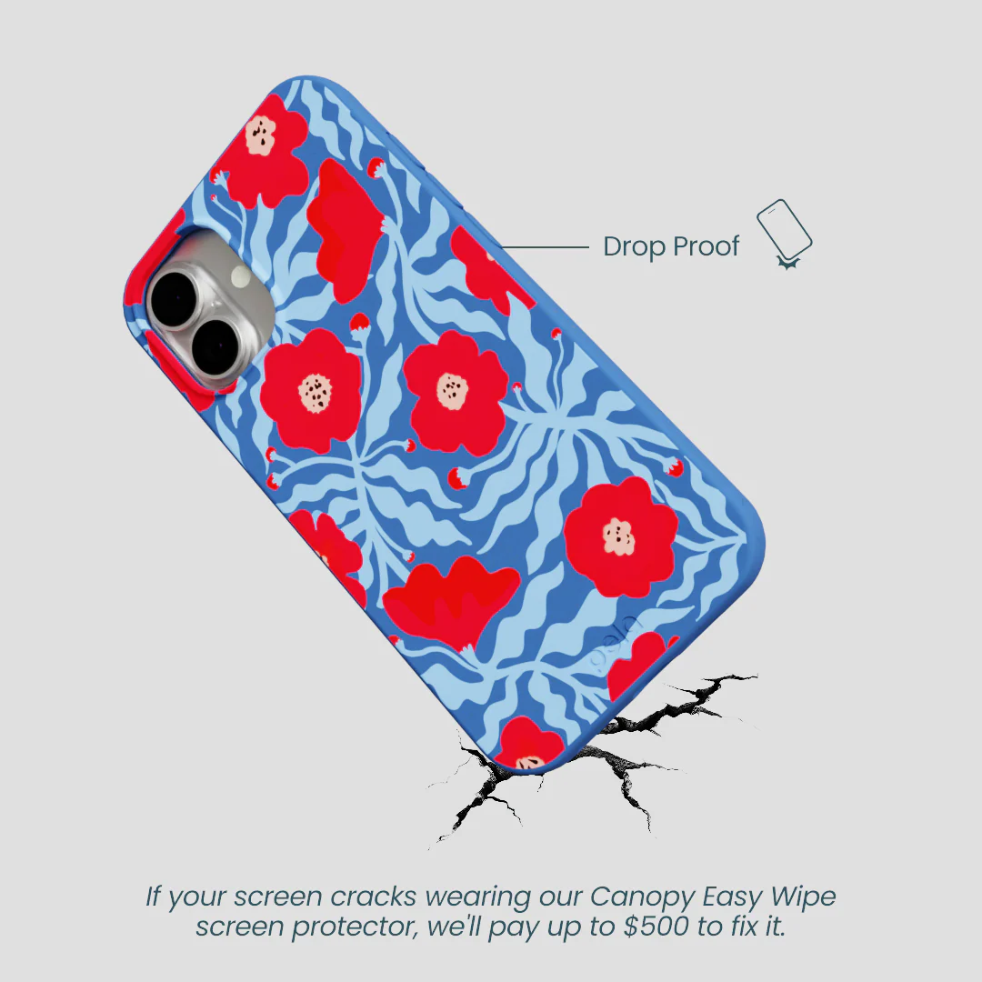 Electric Blue Indigo Ember iPhone 16 Plus Case - Image 4