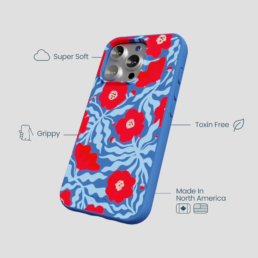 Electric Blue Indigo Ember iPhone 16 Pro Case - Image 3