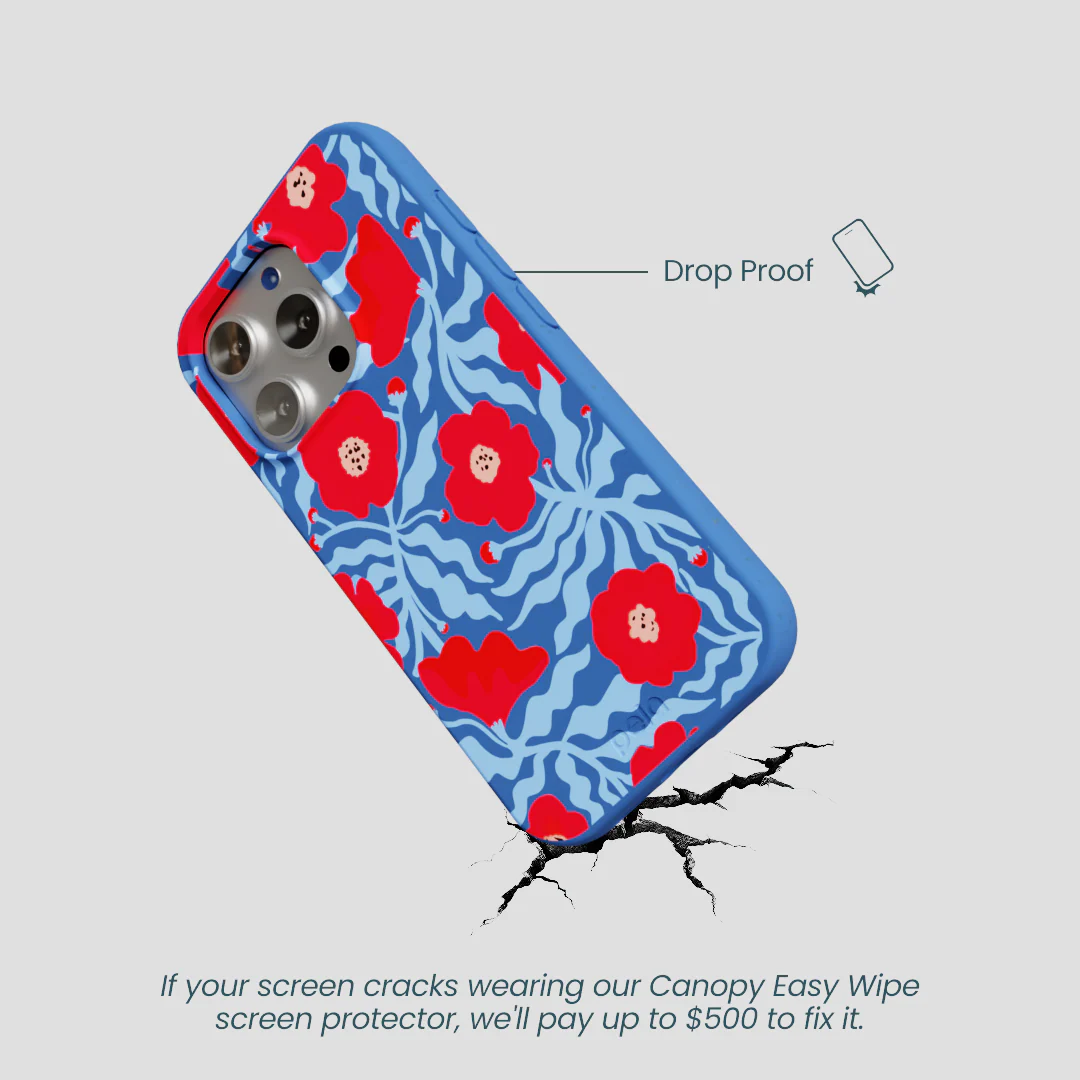 Electric Blue Indigo Ember iPhone 16 Pro Case - Image 4