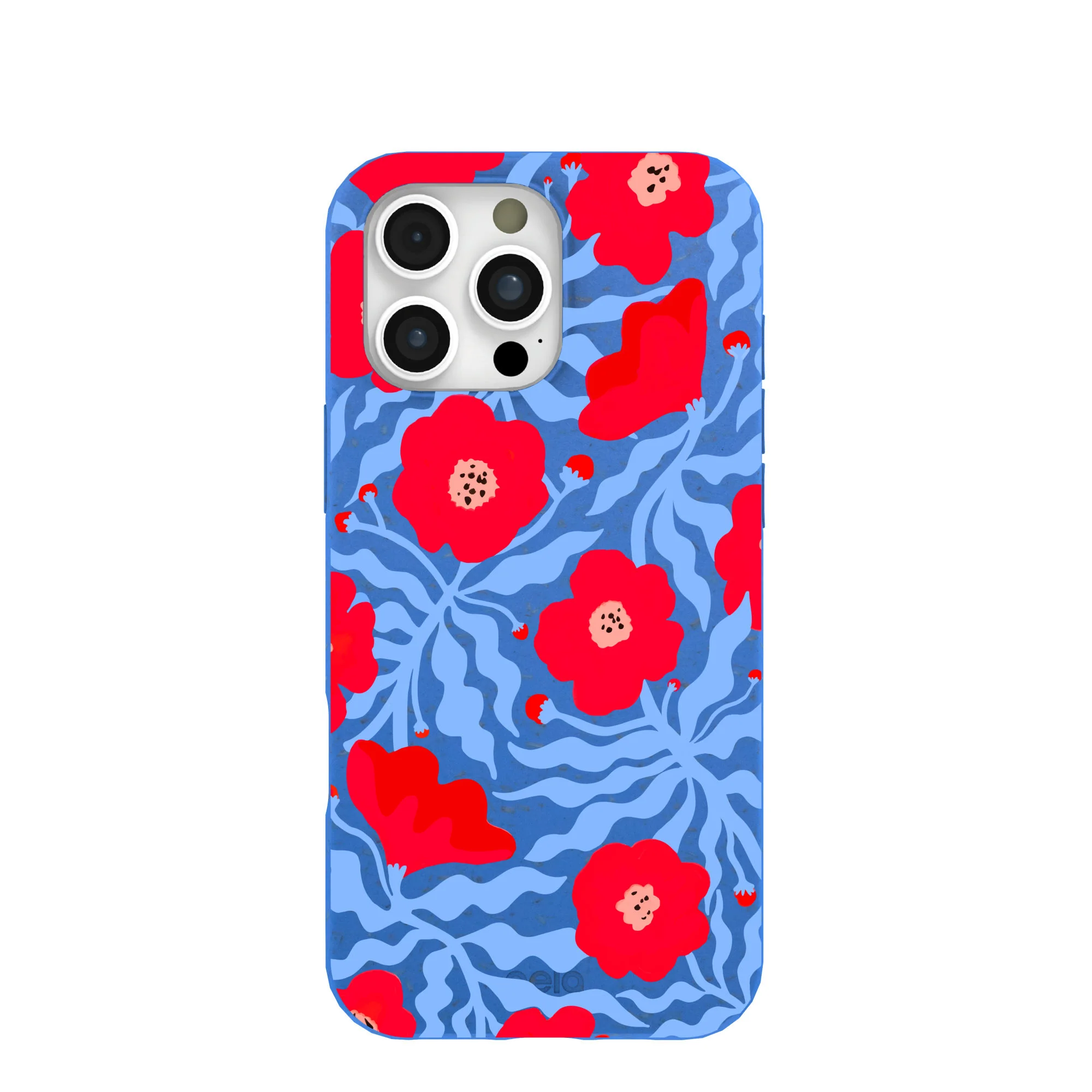 Electric Blue Indigo Ember iPhone 16 Pro Max Case